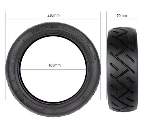 10 Inch 250*64 Tubeless Tire Without Installation Fit For Xiaomi Electric Scooter 4 Ultra Outer Tyre 250x64 - Image 4