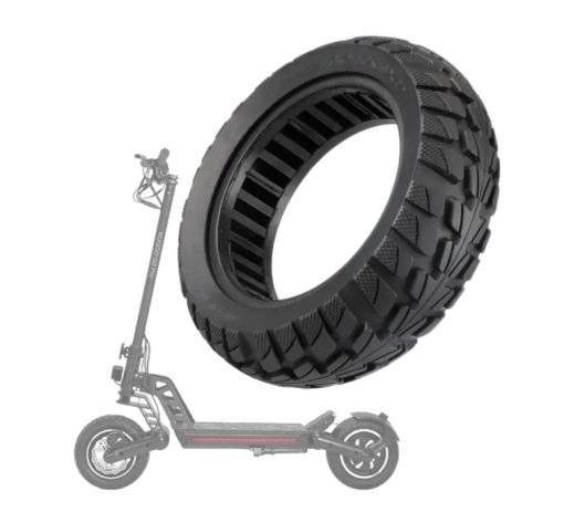 Scooter 10*2.75 Honeycomb Solid Tire With Installation for KUGOO G Booster and G2 Pro Haerlags H6 Evercross Scooter 10 Inch Scooter Tire