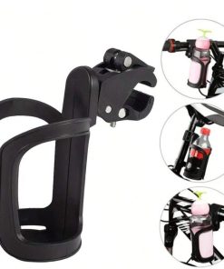 360 Degree Rotating Cup Holder For Bicycles, Mountain Bikes, Strollers, And Wheelchairs - Anti-Slip Bottle Rack