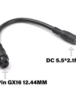 DC 5.5MM To GX16 DC Connector Cable Adapter