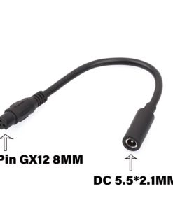 DC 5.5MM To GX12 DC Connector Cable Adapter