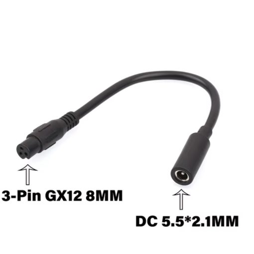 DC 5.5MM To GX12 DC Connector Cable Adapter