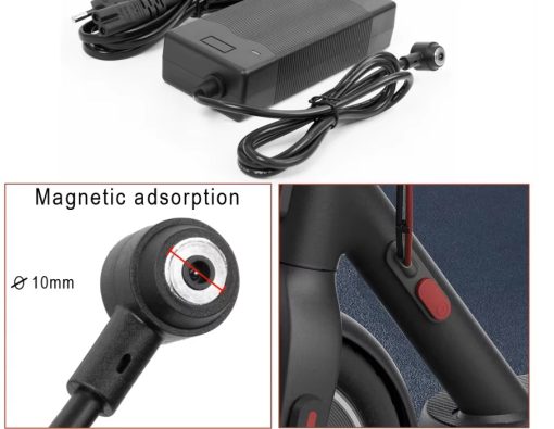42V 2A Battery Charger for Xiaomi Electric Scooter 4 Pro 4 E-Scooter Kickscooter Battery Chargering Power Replacement