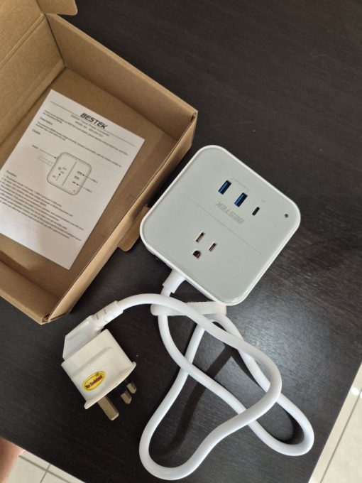 BESTEK 2000W Voltage Converter US to Europe 220V to 110V Converter Pure Sine Wave with PD 35W USB-C for Hair Dryer/Curling Iron/Phone Travel Adapter for Europe/Italy/France (White) - Image 2