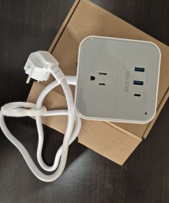 BESTEK 2000W Voltage Converter US to Europe 220V to 110V Converter Pure Sine Wave with PD 35W USB-C for Hair Dryer/Curling Iron/Phone Travel Adapter for Europe/Italy/France (White)